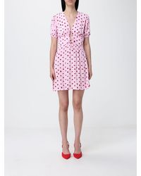 Mar De Margaritas - Printed Viscose Mini Dress - Lyst