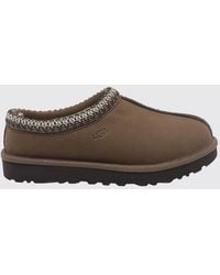 UGG - Suede Tasman Mules With Wool Lining And Signature Contrast Stitching - Lyst