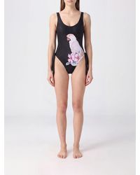 Chloé - Chlo&Eacute Square Neck One-Piece Swimsuit With Graphic Print - Lyst