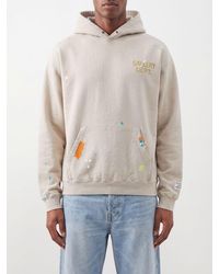 GALLERY DEPT. - Relaxed Fit Cotton Logo Print Hooded Sweatshirt - Lyst