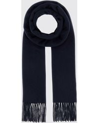 Max Mara - Bufanda Dalia De Cachemira Pura Con Monograma Y Bordes Con Flecos - Lyst