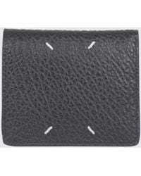 Maison Margiela - Leather Wallet With Iconic Four Stitches - Lyst