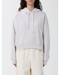 DISCLAIMER - Relaxed Fit Cotton Hoodie With Printed Logo - Lyst