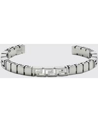Versace - Greca Brass Bracelet - Lyst