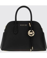 Michael Kors - Freddie Mini Leather Handbag With Mk Monogram And Logo Charm - Lyst