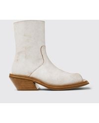 CAMPERLAB - Quetal Crackled Leather Ankle Boots - Lyst