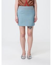 MM6 by Maison Margiela - Wool Mini Skirt - Lyst