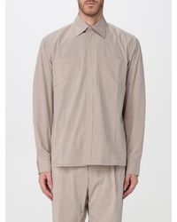 Herno - Stretch Modal Casual Shirt With Point Collar And Patch Pocket - Lyst