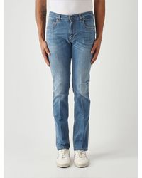 Fay - Stretch Slim Fit Jeans - Lyst