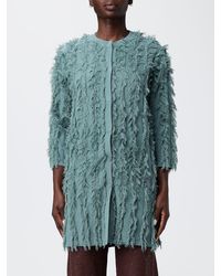 Kangra - Cotton Cardigan With Fringes - Lyst