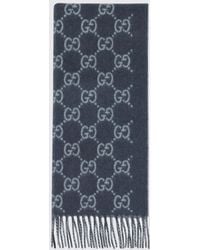 Gucci - Gg Logo Pure Cashmere Scarf - Lyst