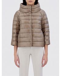 Herno - Sofia Short Ultra-Light Nylon Down Jacket With High Neck - Lyst