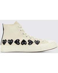 COMME DES GARÇONS PLAY - Chuck 70 High-Top Canvas Sneakers With Logo Print - Lyst