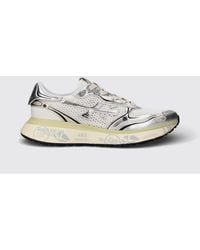 Premiata - Lauryn Suede And Mesh Sneakers - Lyst