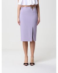 Elisabetta Franchi - Logo Pencil Skirt - Lyst