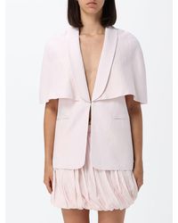 Twinset - Viscose Blend Cape Blazer - Lyst