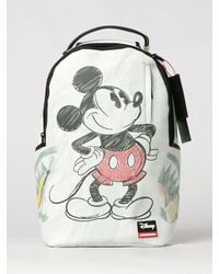 Sprayground - Disney Old School Mickey Sketch Print Backpack With Shark Logo - Lyst