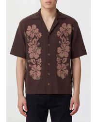 Magliano - Knit Shirt With Floral Jacquard Pattern - Lyst