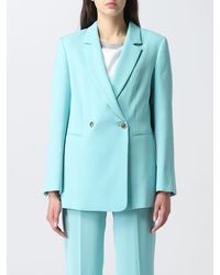 Femme Vêtements Vestes Gilets Nora jersey vest Semicouture en coloris Neutre 