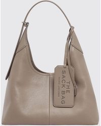 Marc Jacobs - The Sack Large Leather Shoulder Bag With Adjustable Handle And Charm - Lyst