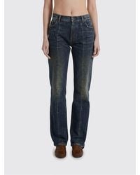 Versace - Straight Jeans Aus Baumwolldenim - Lyst