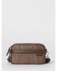 Etro - Coated Cotton Paisley Shoulder Bag - Lyst