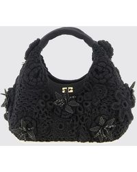 Ganni - Crochet Handbag - Lyst