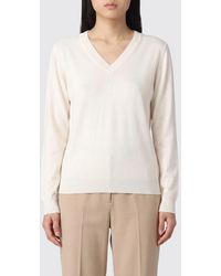 P.A.R.O.S.H. - Pullover P.A.R.O.S.H. Mit V-Ausschnitt Aus Einer Woll- Seiden- Und Kaschmirmischung - Lyst