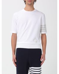 Thom Browne - 4-Bar Cotton T-Shirt - Lyst
