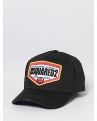 DSquared² - Cotton Hat With Logo - Lyst