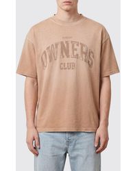 Represent - Vintage-Style Cotton T-Shirt With Printed Logo And Dropped Shoulders - Lyst