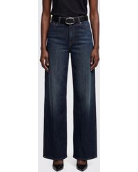 7 For All Mankind - Lotta High-Waisted Wide Leg Jeans - Lyst