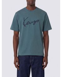 KENZO - Contrasting Logo Cotton T-Shirt - Lyst