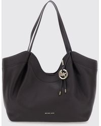 Michael Kors - Nolita Grained Leather Tote Bag With Double Handle And Charm - Lyst