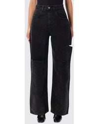 ICON DENIM - Poppy High-Waisted Wide Leg Jeans With Cut-Out Details - Lyst