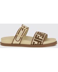 Fendi - Feel Flat Sandals - Lyst