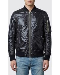 Rick Owens - Shiny Crinkled Nylon Bomber Jacket - Lyst