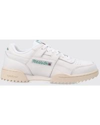 Reebok - Workout Plus Ripple Smooth Leather Sneakers With Ripple Sole - Lyst