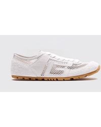 Balmain - Racer 45 Suede And Mesh Nylon Sneakers - Lyst