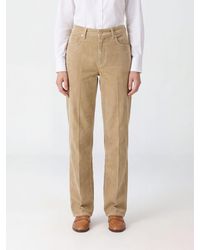 7 For All Mankind - High-Waisted Wide Leg Corduroy Trousers - Lyst