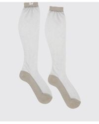 MM6 by Maison Margiela - Cotton Blend Socks - Lyst