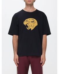 Valentino Garavani - Cotton Crewneck T-Shirt With Graphic Print And Dropped Shoulders - Lyst