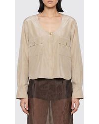 forte_forte - Cotton Blend Blouse - Lyst