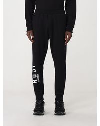 DSquared² - Pantalone jogging in jersey con logo - Lyst
