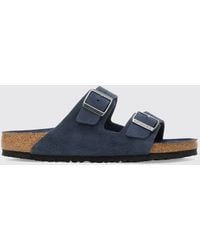 Birkenstock - Arizona Suede Sandals - Lyst