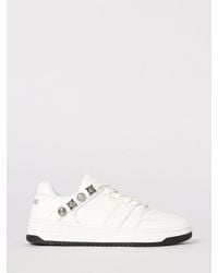 Just Cavalli - Leather Sneakers With Studs - Lyst