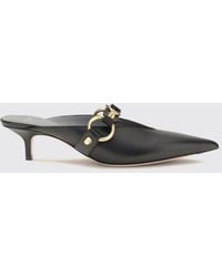 Balenciaga - City Studded Calfskin Mules With Medium Stiletto Heel - Lyst