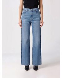 7 For All Mankind - Stovepipe Straight Stretch Denim Jeans - Lyst