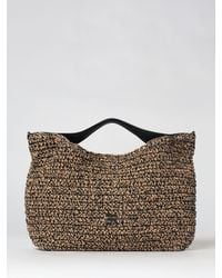 ERMANNO FIRENZE - Bolso De Rafia De Ganchillo - Lyst