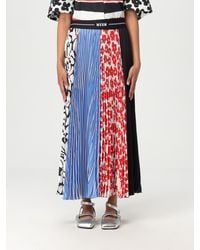 MSGM - Falda Mujer - Lyst